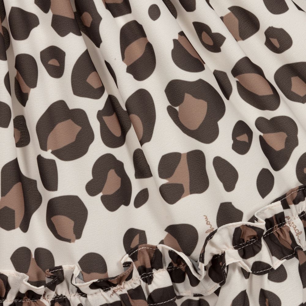 باتاشو-فستان شيفون بطبعة جلد نمر | Childrensalon Outlet