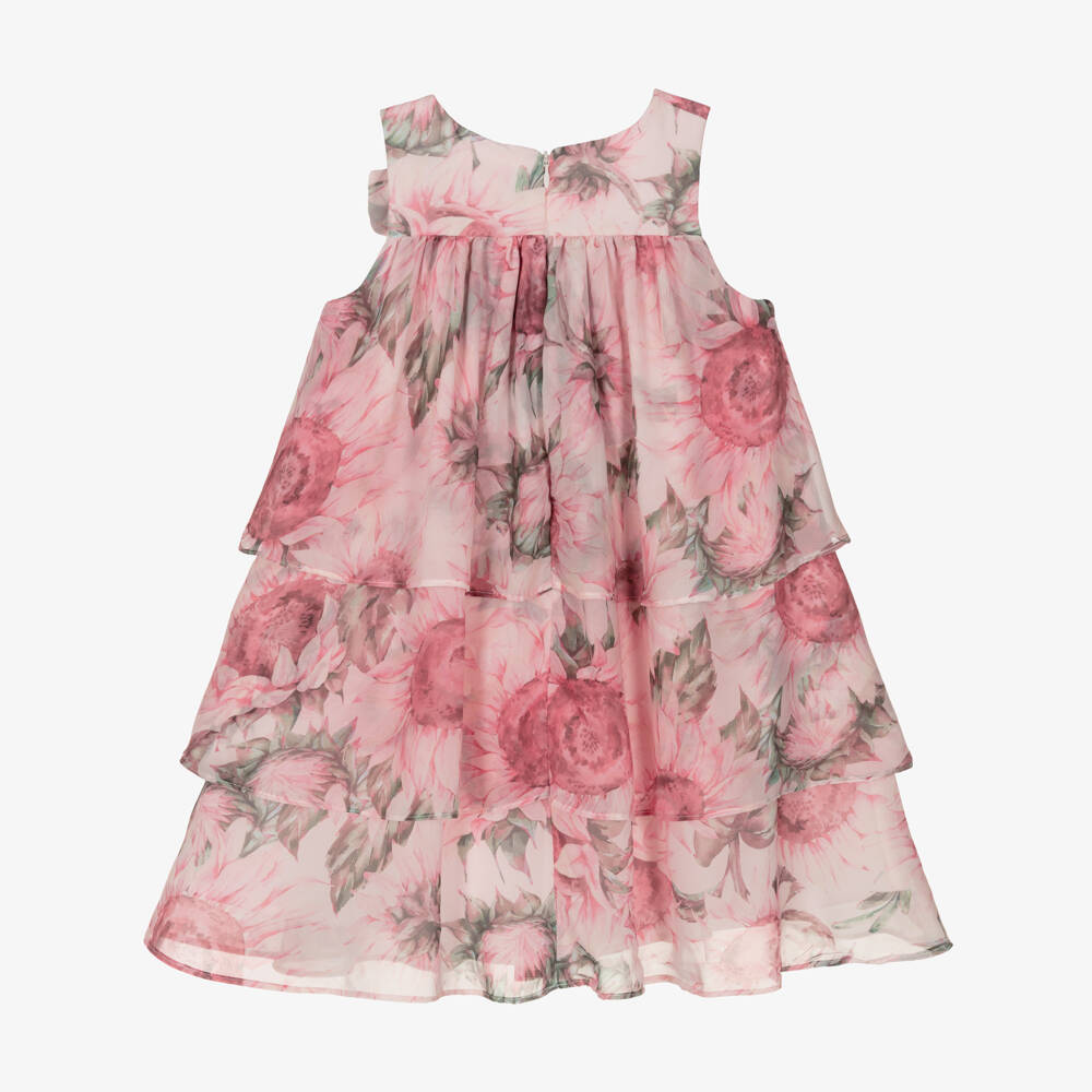 Patachou-Little Ladies Blush Floral Dress | Childrensalon Outlet