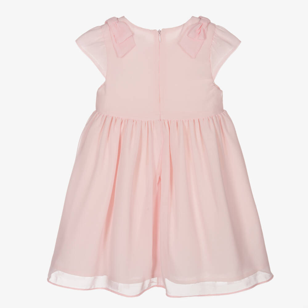 Patachou-Little Ladies Soft Pink Chiffon Gown | Childrensalon Outlet