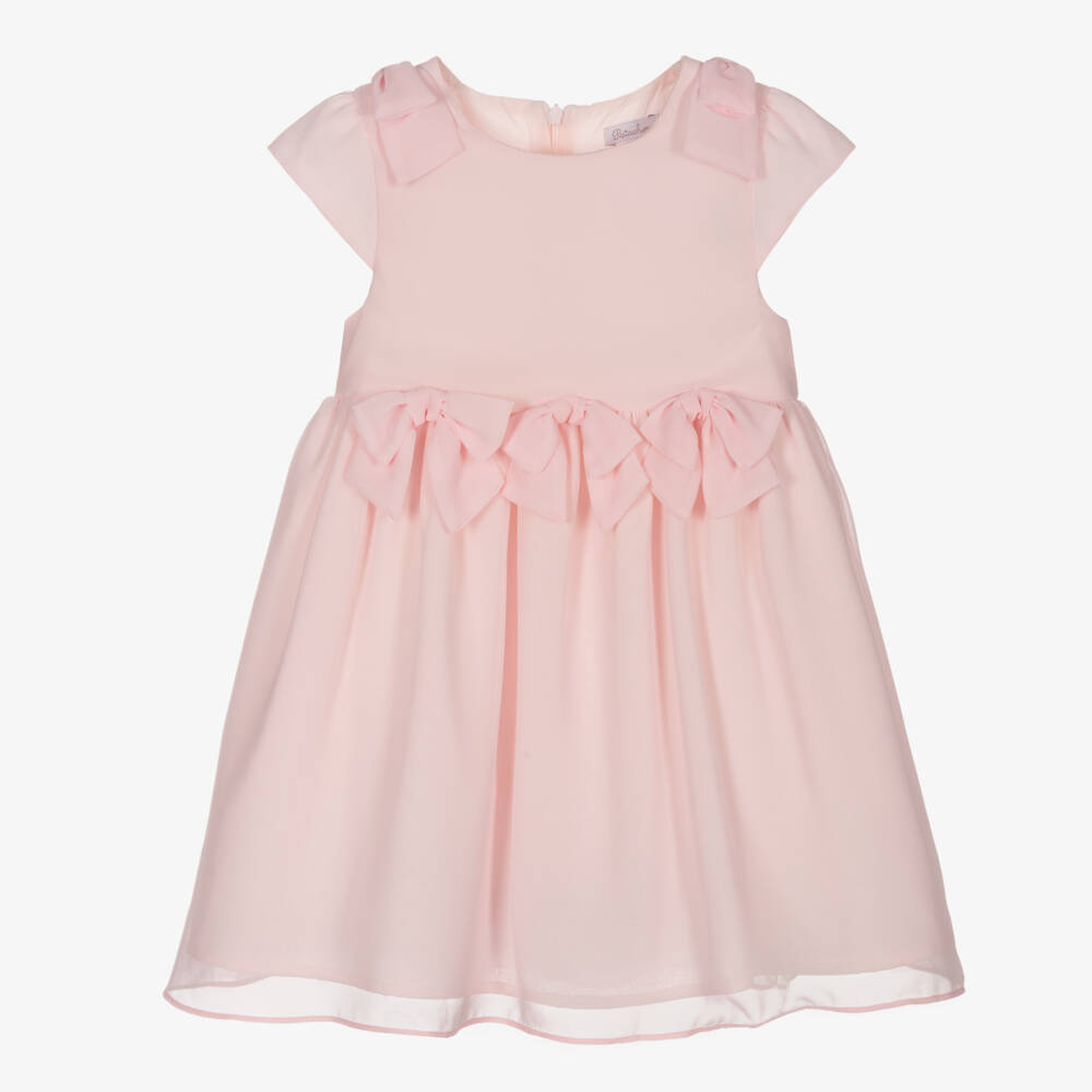 Patachou-Little Ladies Soft Pink Chiffon Gown | Childrensalon Outlet