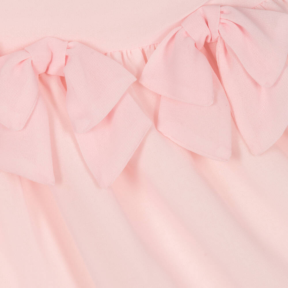 Patachou-Little Ladies Soft Pink Chiffon Gown | Childrensalon Outlet