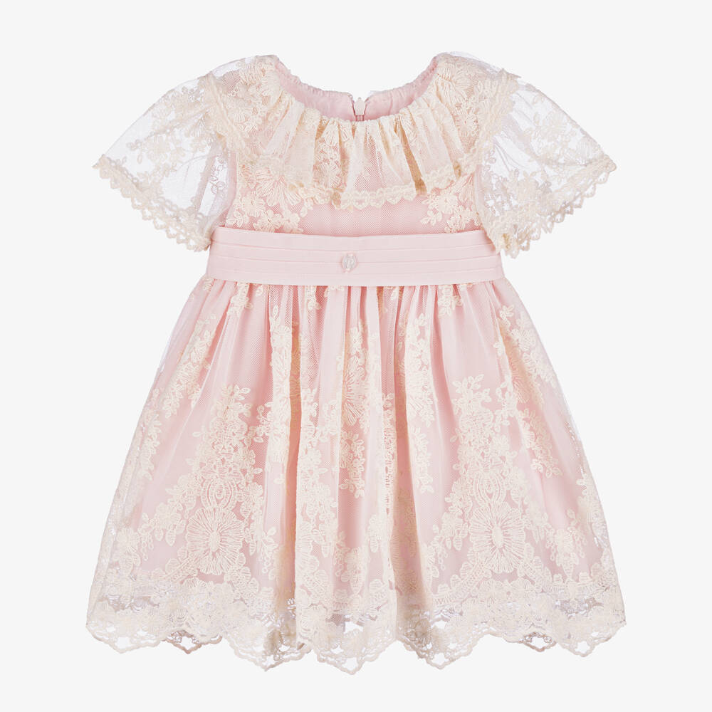 Patachou-Little Princess Floral Tulle Frock | Childrensalon Outlet