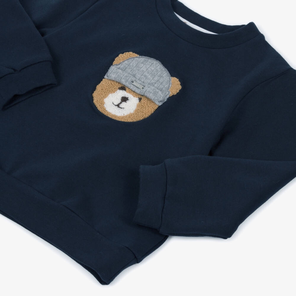 Patachou-Navy Bear Tracksuit | Childrensalon Outlet