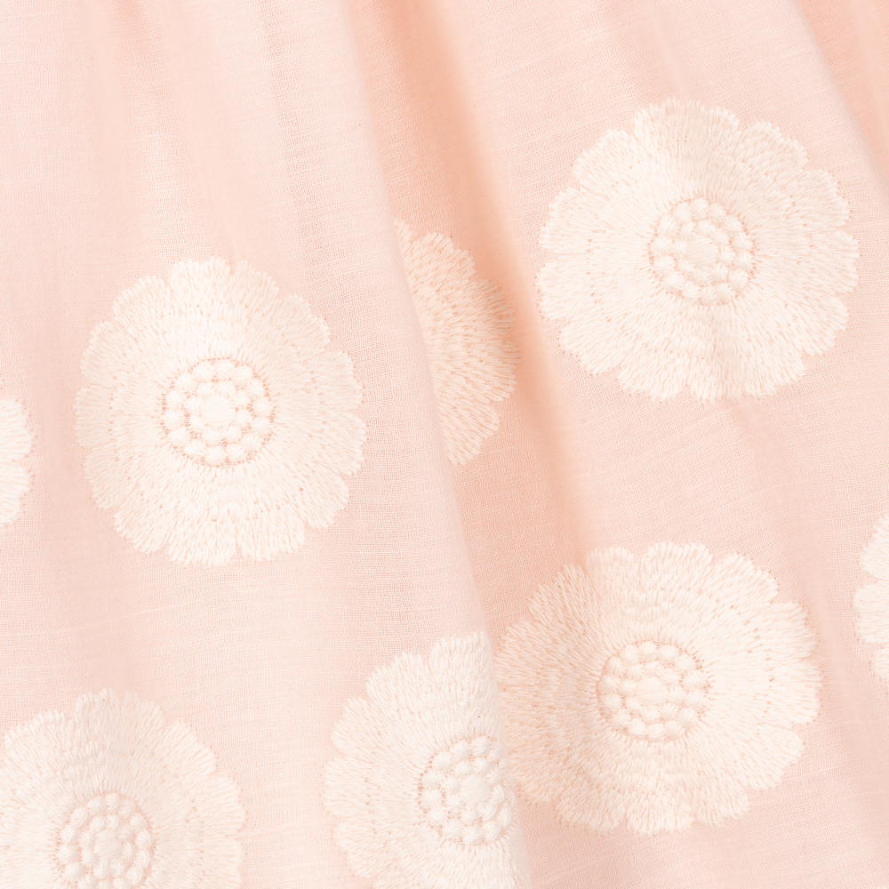 Patachou-Pink Embroidered Voile Dress | Childrensalon Outlet