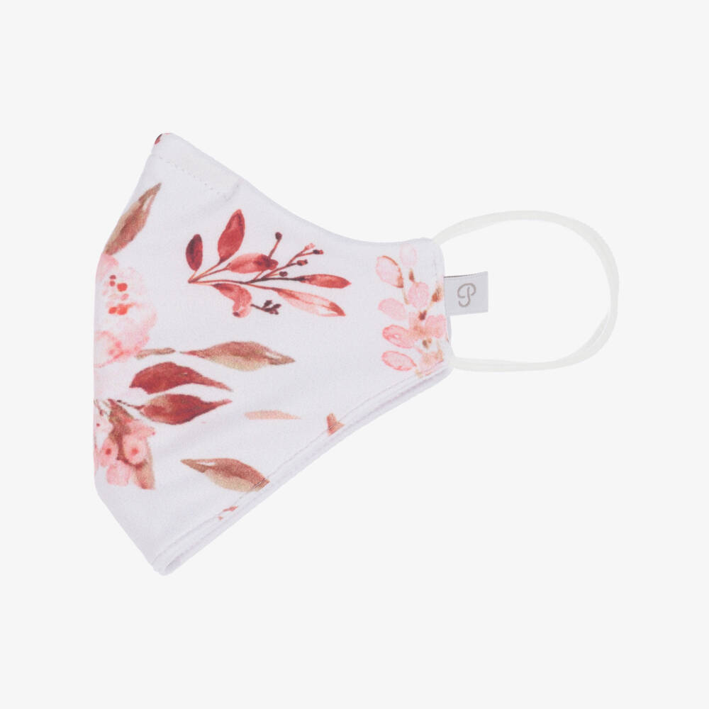 Patachou-Pink Floral Face Mask | Childrensalon Outlet