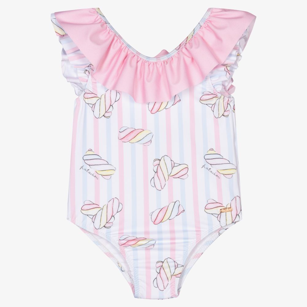 Patachou - Maillot de bain rose Guimauve | Childrensalon