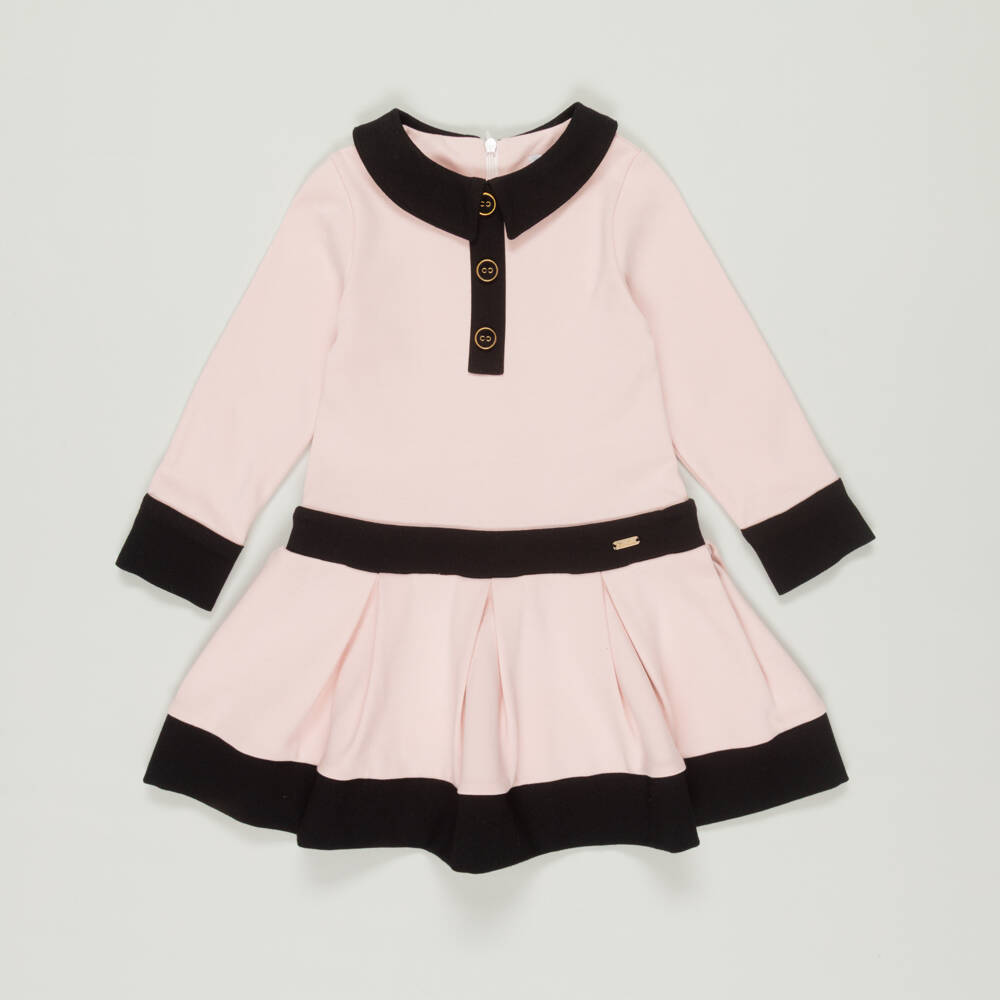 Patachou-Preloved Girls Pink Cotton Milano Jersey Dress (2 years) | Childrensalon Outlet