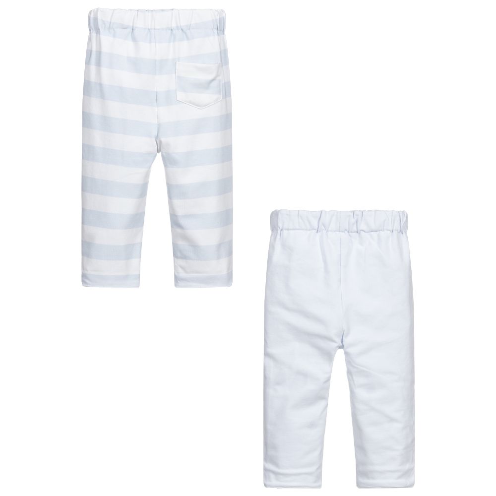 Patachou-Striped Cotton Trousers | Childrensalon Outlet