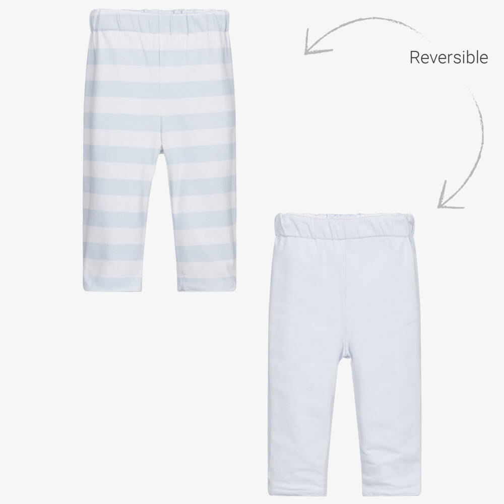 Patachou-Striped Cotton Trousers | Childrensalon Outlet