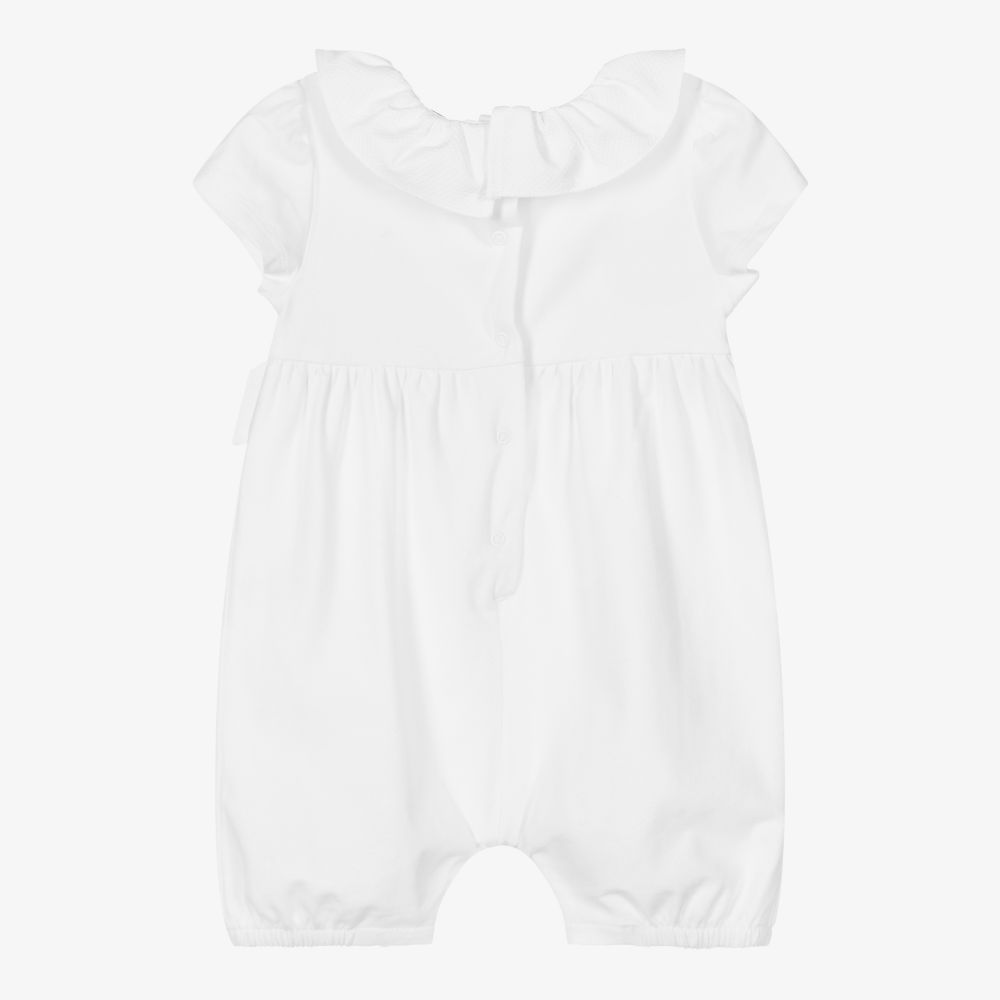 Patachou-White Cotton Baby Shortie | Childrensalon Outlet