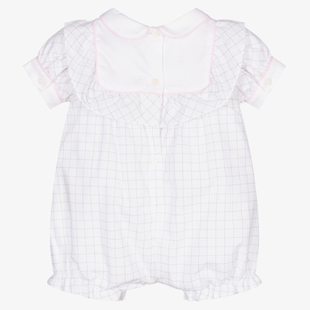 Patachou-Бело-серый хлопковый песочник | Childrensalon Outlet