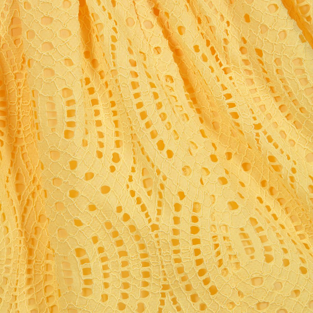 Patachou-Yellow Lace Dress | Childrensalon Outlet