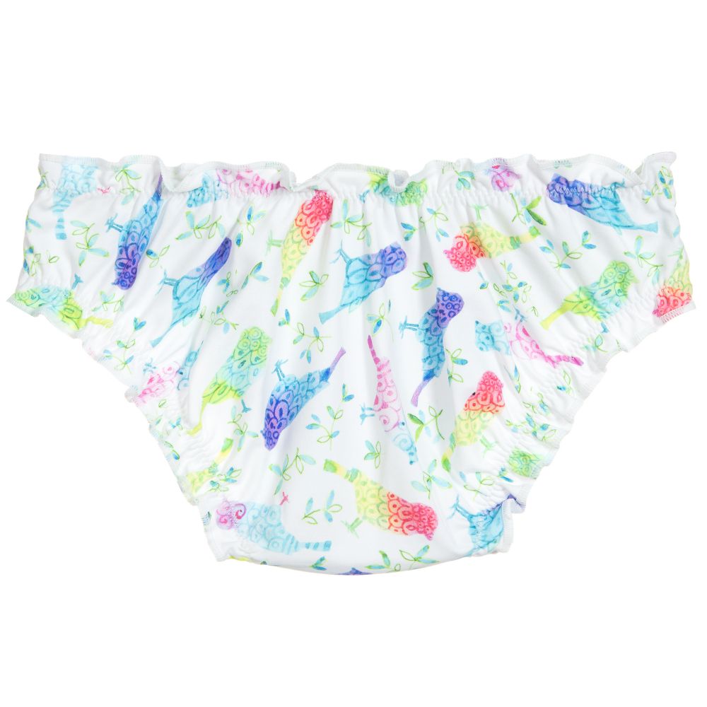 Paté de Sable-Birds Print Bikini Pants | Childrensalon Outlet