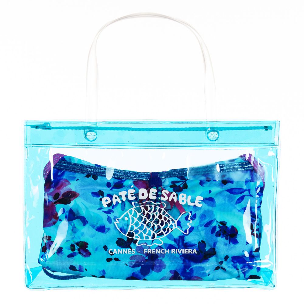 Paté de Sable-Girls Floral Print Swimsuit | Childrensalon Outlet