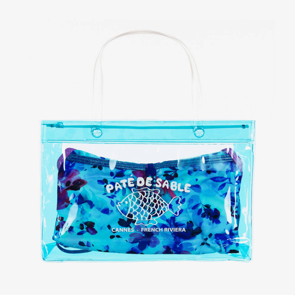 Paté de Sable-Girls Floral Print Swimsuit | Childrensalon Outlet