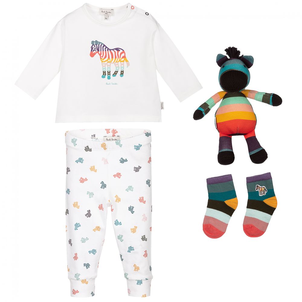 Paul Smith Junior - Baby Outfit & Toy Gift Set | Childrensalon