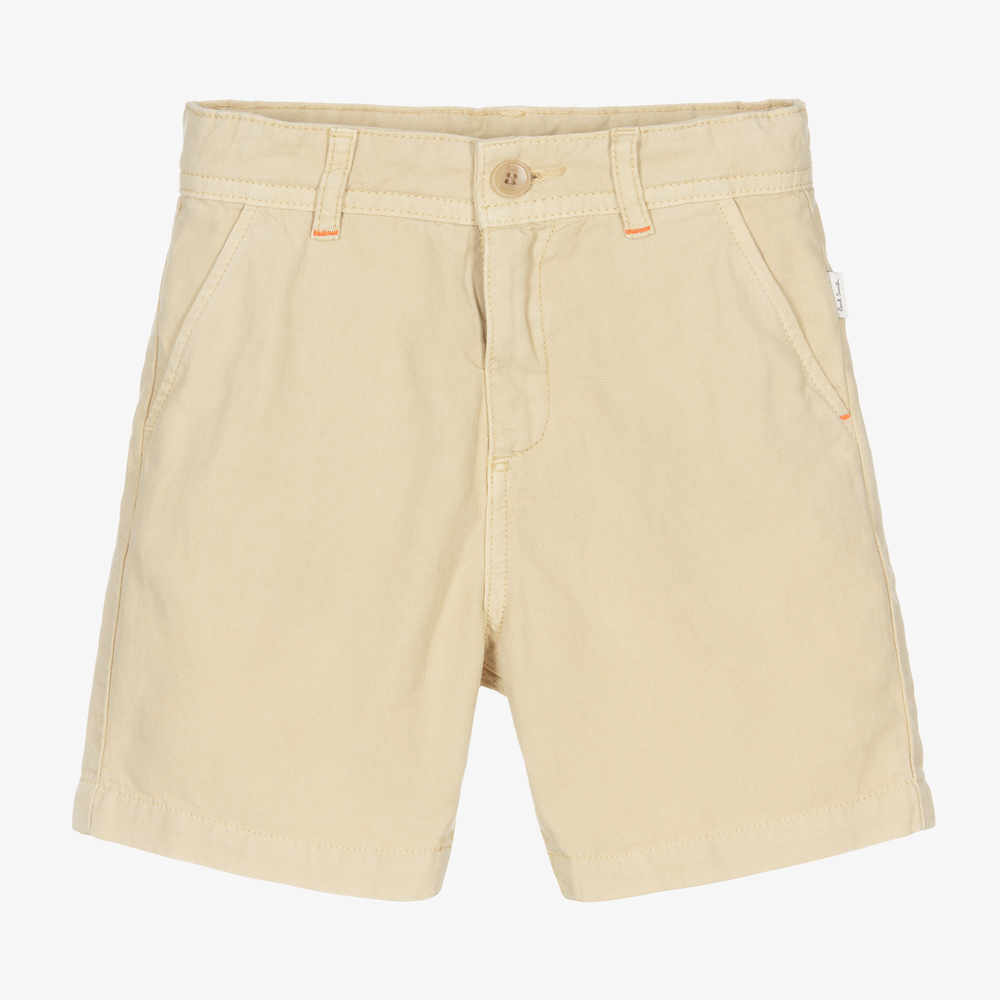 Paul Smith Junior - Beige Chino-Shorts für Jungen | Childrensalon
