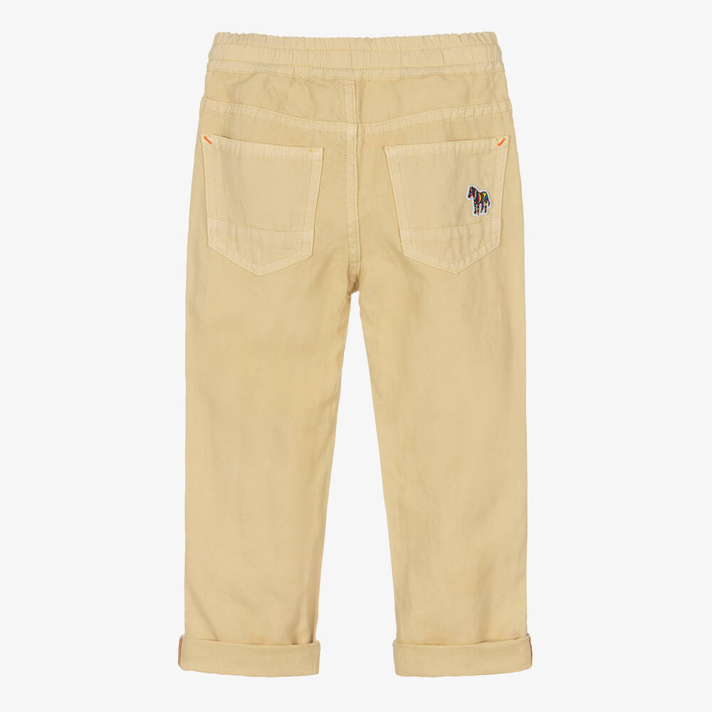 Paul Smith Junior-Boys Beige Chino Trousers | Childrensalon Outlet