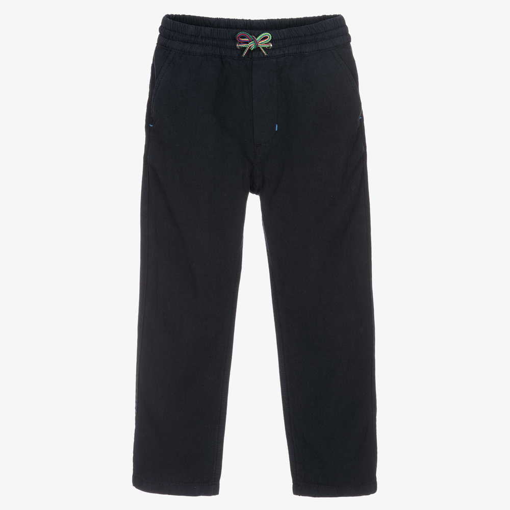 Paul Smith Junior - Boys Blue Chino Trousers | Childrensalon