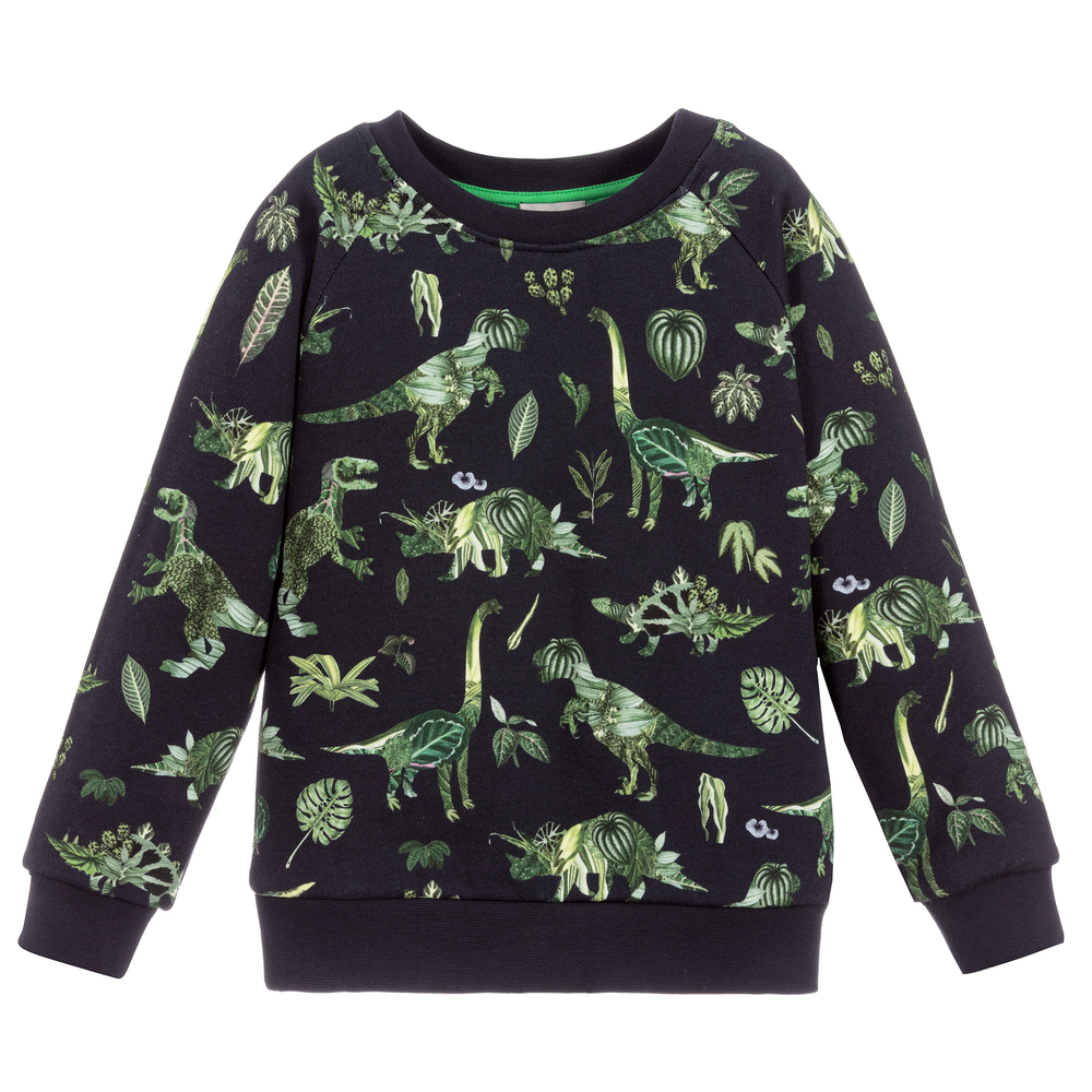 Paul Smith Junior - Boys Blue Cotton Sweatshirt | Childrensalon