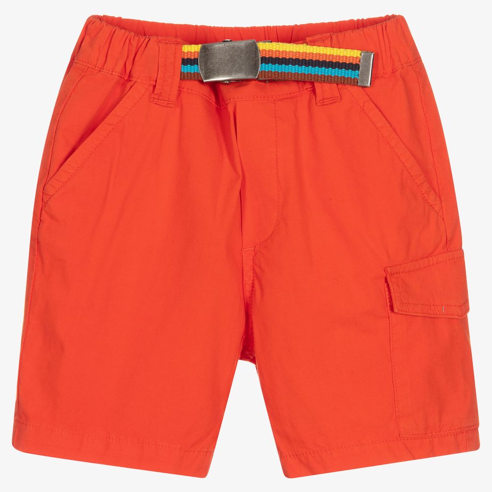 Paul Smith Junior - Orange Baumwollshorts für Jungen | Childrensalon