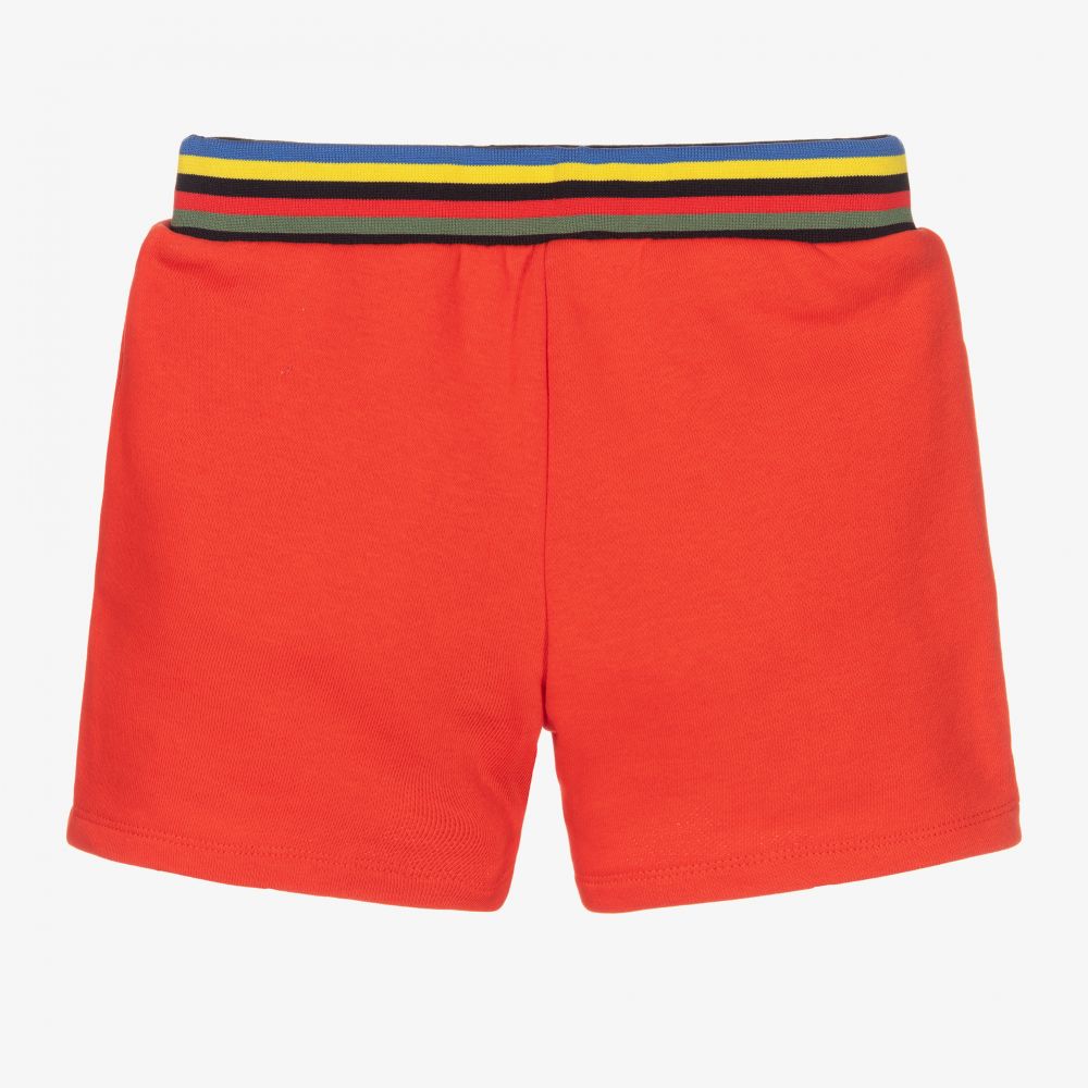 Paul Smith Junior-Красные хлопковые шорты для мальчиков | Childrensalon Outlet