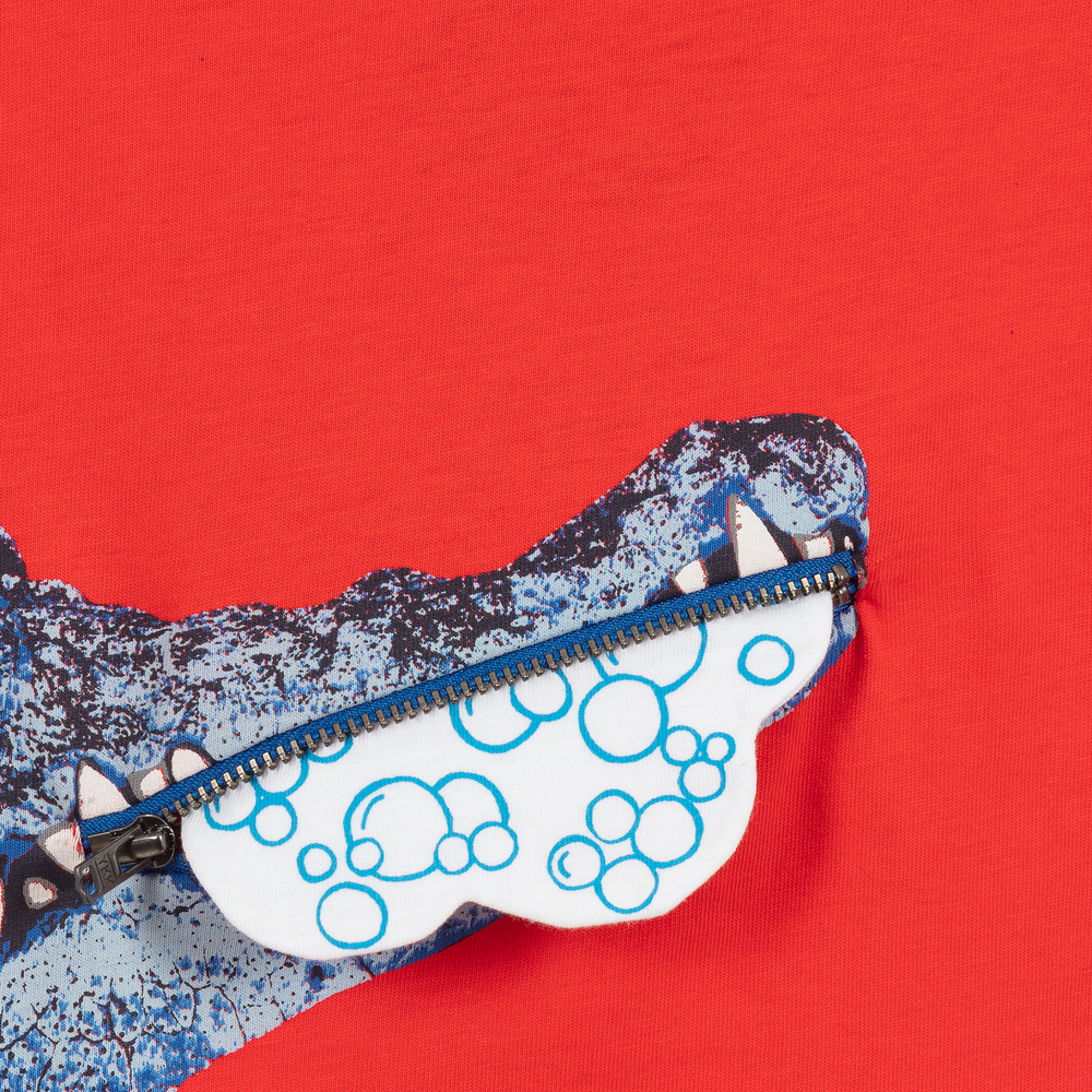 Paul Smith Junior-Boys Red Cotton T-Shirt | Childrensalon Outlet