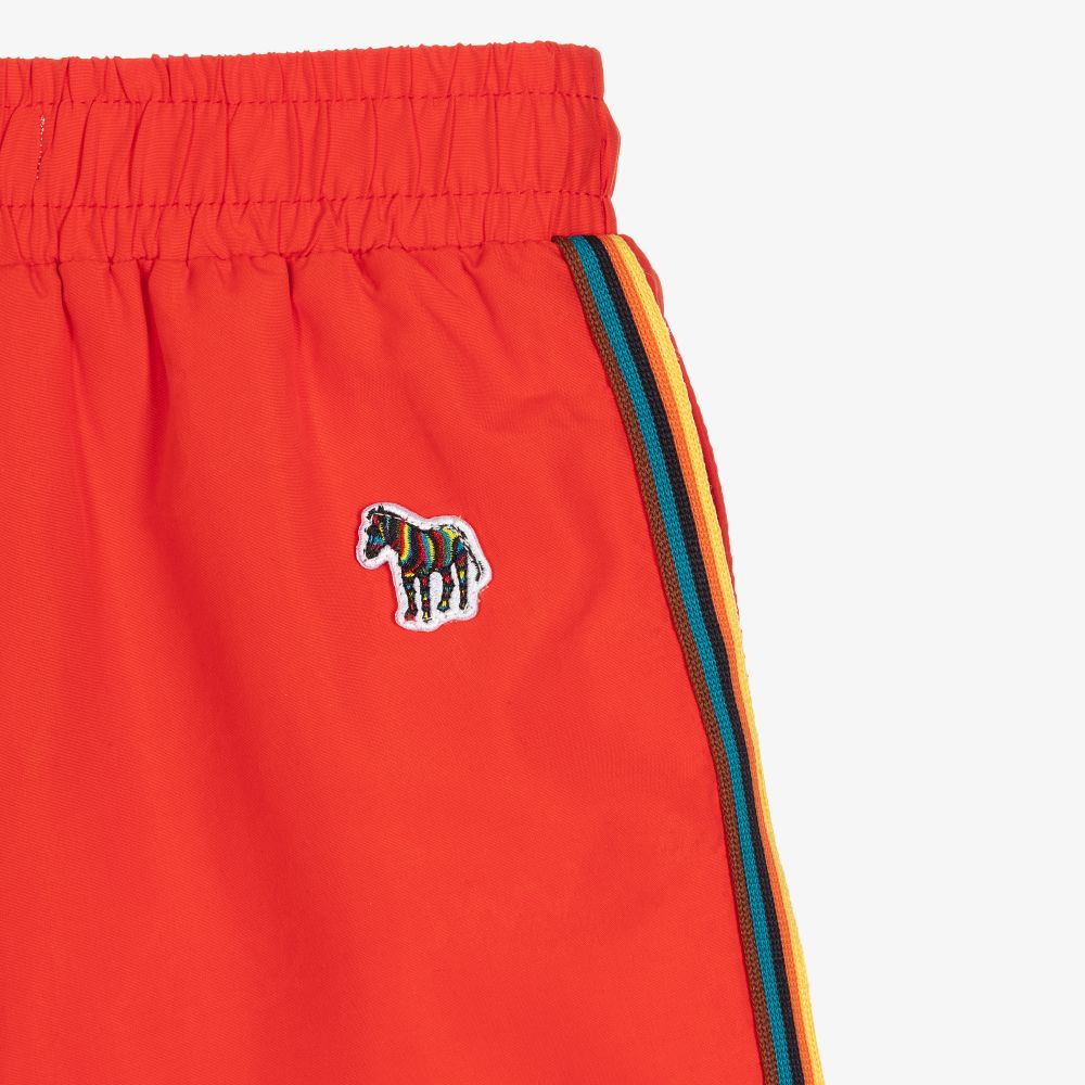 Paul Smith Junior-Boys Red Reactive Swim Shorts | Childrensalon Outlet