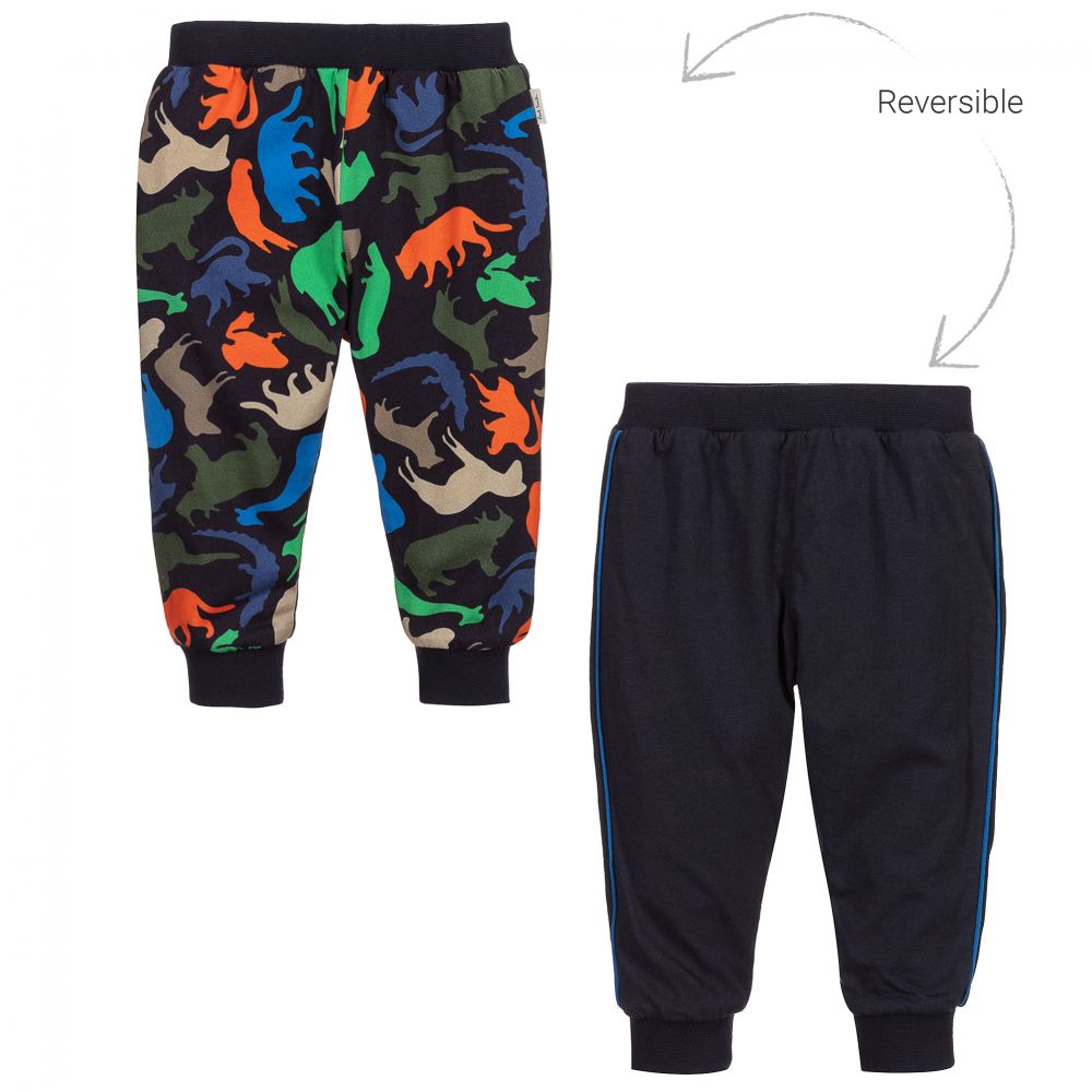 Paul Smith Junior - Boys Reversible Cotton Joggers | Childrensalon