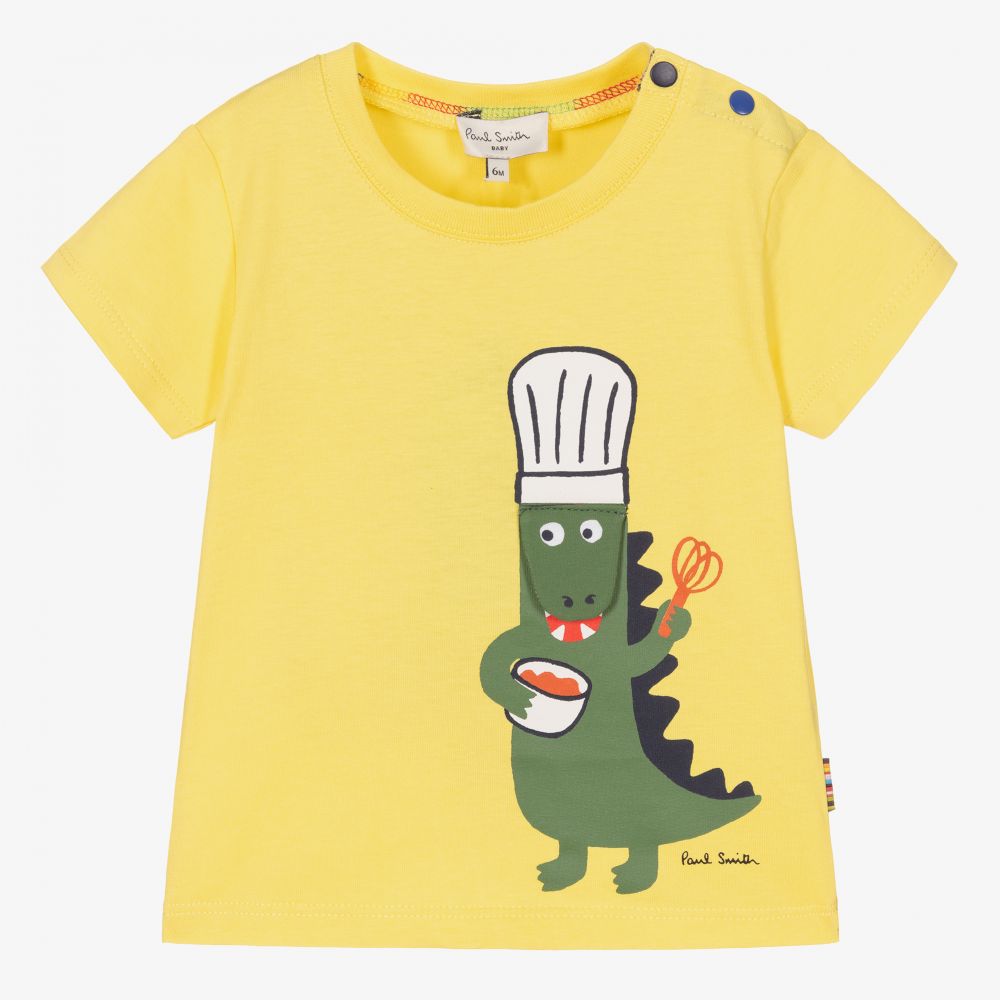 Paul Smith Junior - T-shirt jaune Garçon | Childrensalon