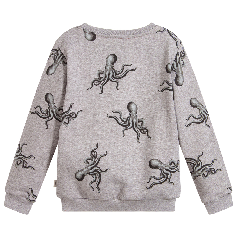 Paul Smith Junior Grey Cotton Sweatshirt