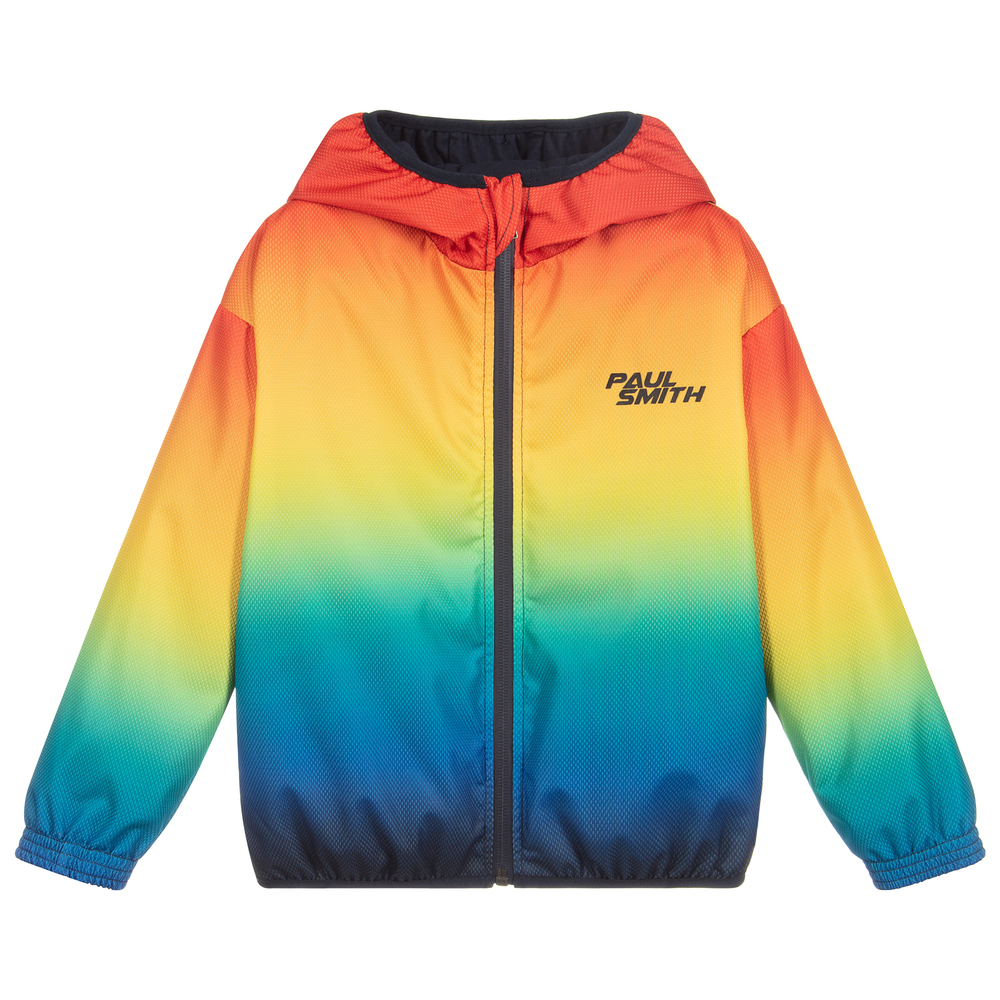 Paul Smith Junior Neon Zebra - Разноцветная куртка | Childrensalon