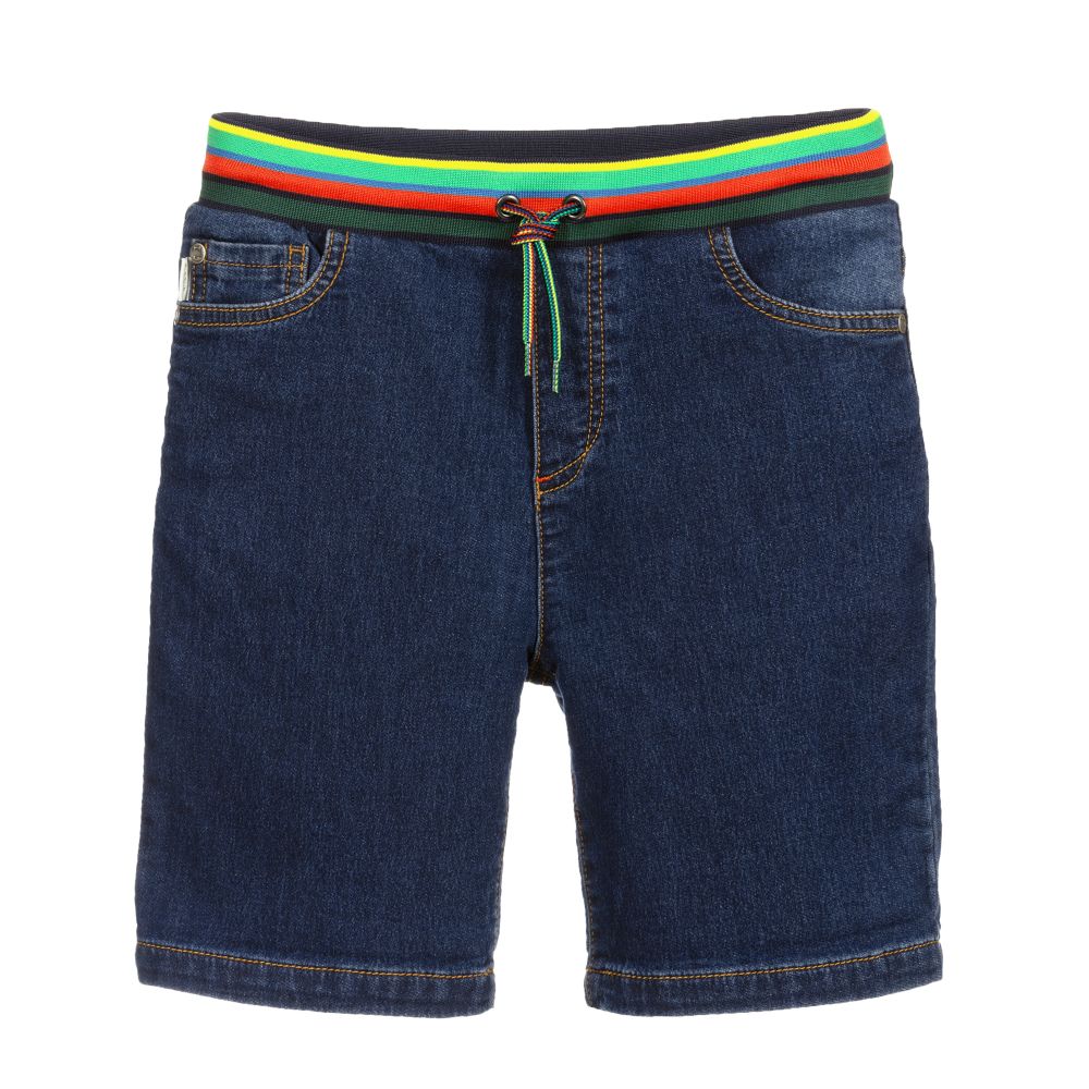 Paul Smith Junior - Blaue Teen Jersey-Shorts (J) | Childrensalon