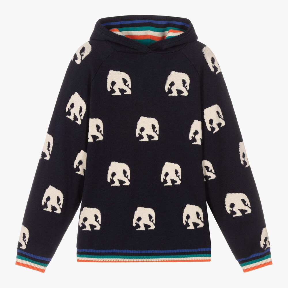 Paul Smith Junior - Teen Boys Yeti Hooded Sweater | Childrensalon