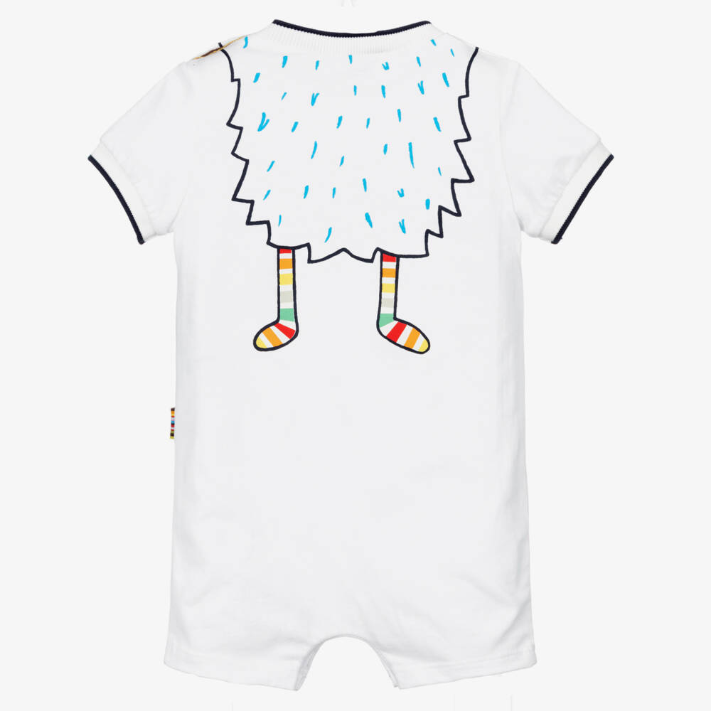 Paul Smith Junior-White Monster Shortie | Childrensalon Outlet