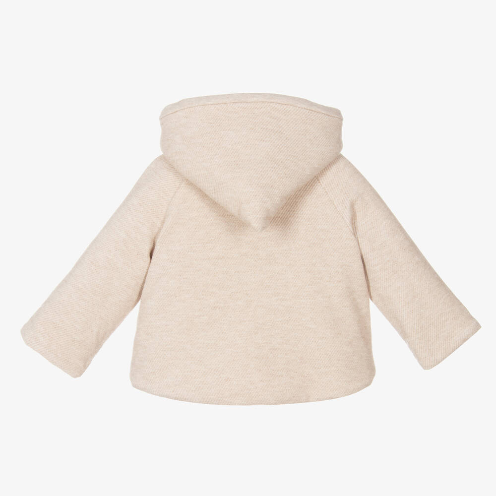 PAZ Rodríguez-Baby Boys Beige Hooded Jacket | Childrensalon Outlet