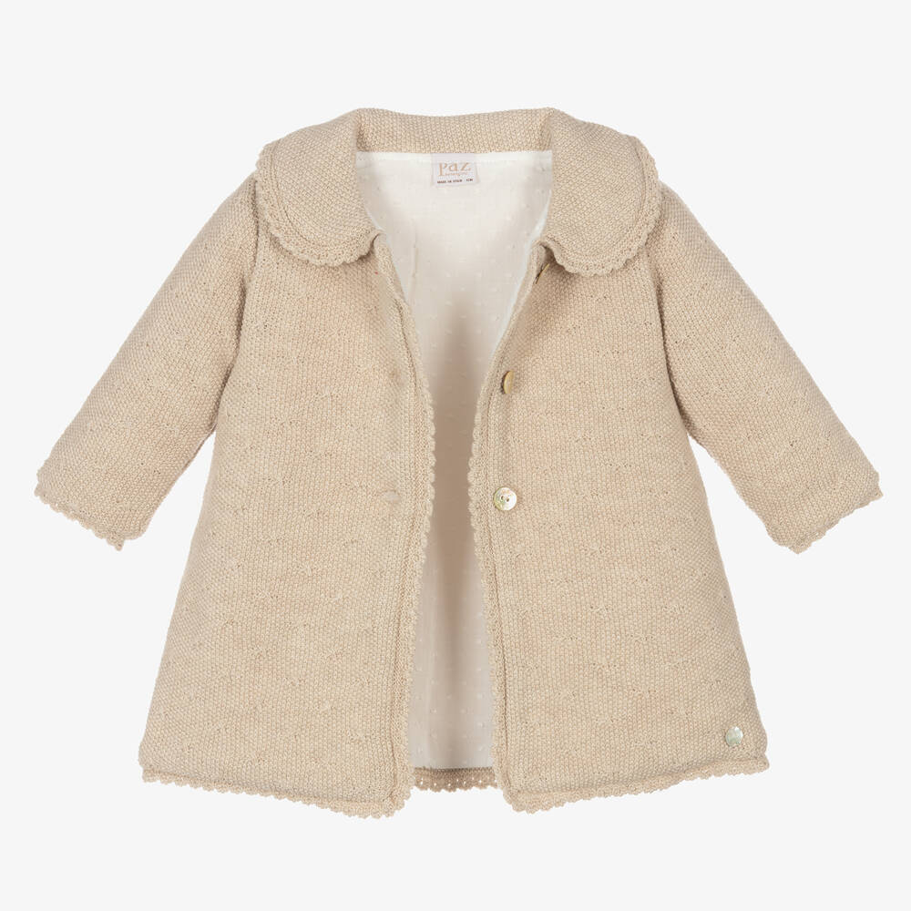 Baby girl beige coat deals