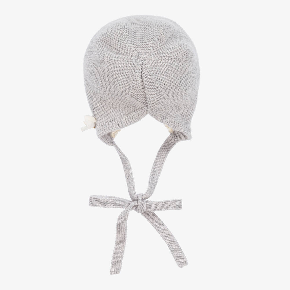 PAZ Rodríguez-Серый шерстяной чепчик для малышек | Childrensalon Outlet
