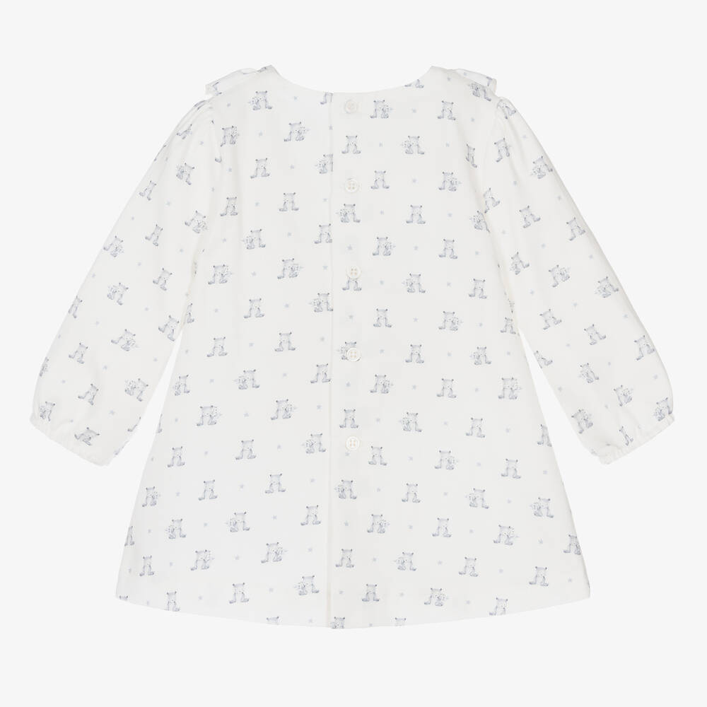 PAZ Rodríguez-Baby Girls Ivory Bears Dress | Childrensalon Outlet