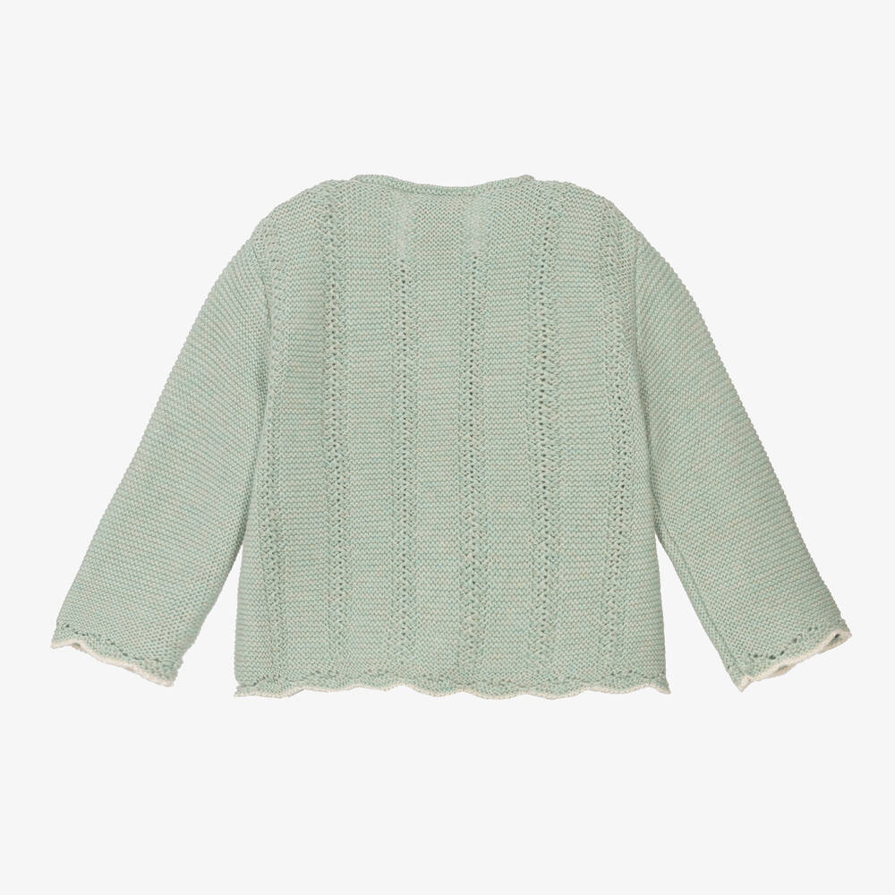 Mint green on sale baby cardigan