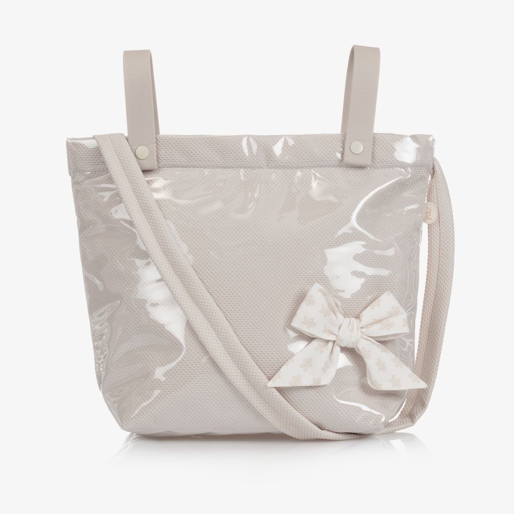 Paz Rodríguez - Beige Wickeltasche (43 cm) | Childrensalon