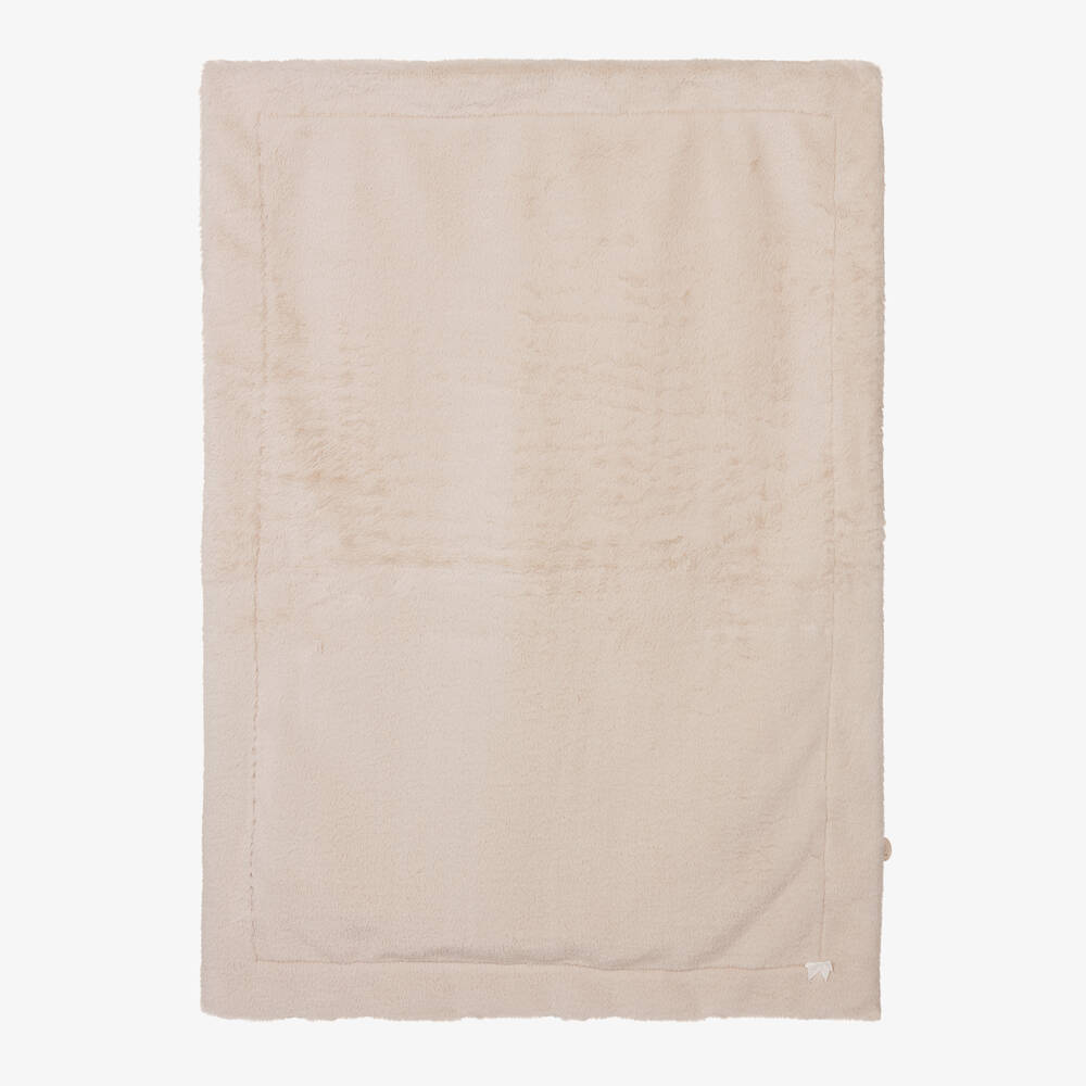 Paz Rodríguez - Бежевое одеяло из искусственного меха (98см) | Childrensalon