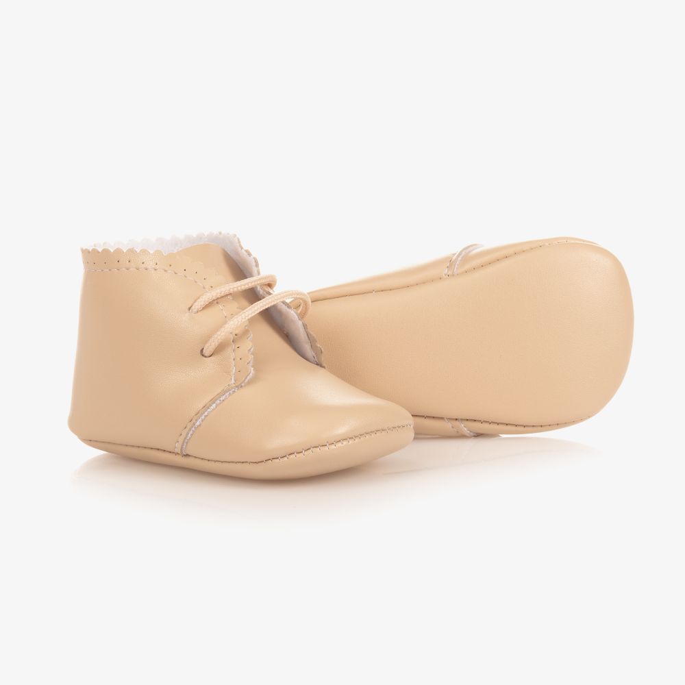 Paz Rodríguez - Beige Krabbelschuhe für Babys | Childrensalon