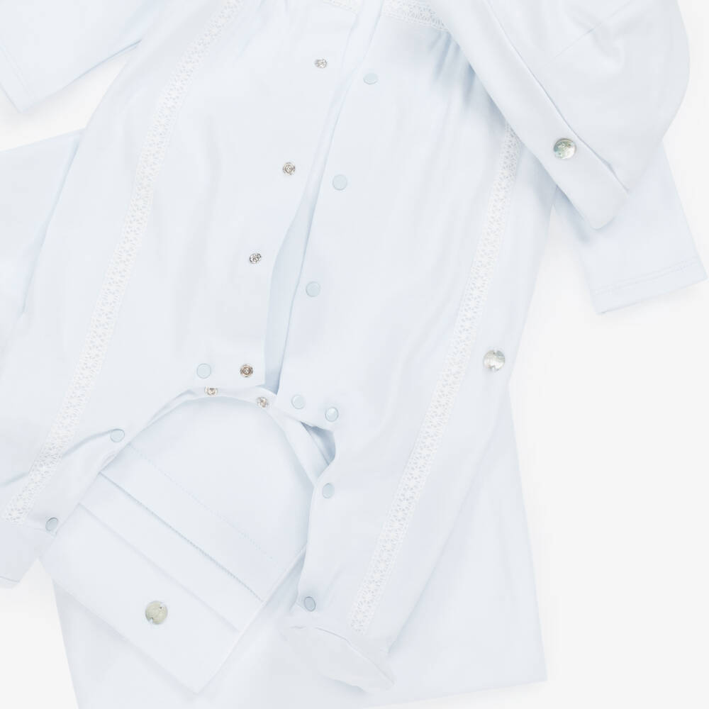 PAZ Rodríguez-Blue Baby Boys' Cotton Ensemble | Childrensalon Outlet