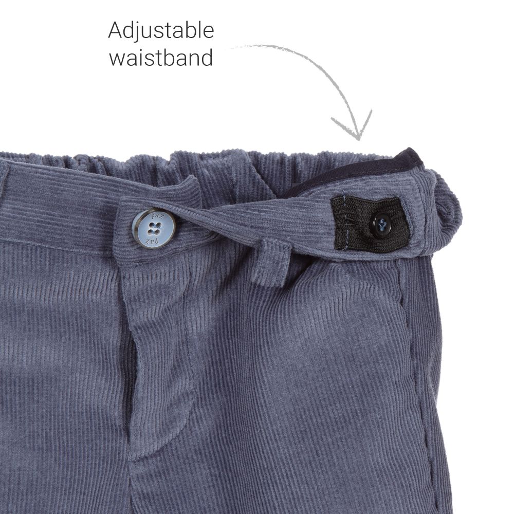 PAZ Rodríguez-Комплект с бежевым топом и синими брюками | Childrensalon Outlet