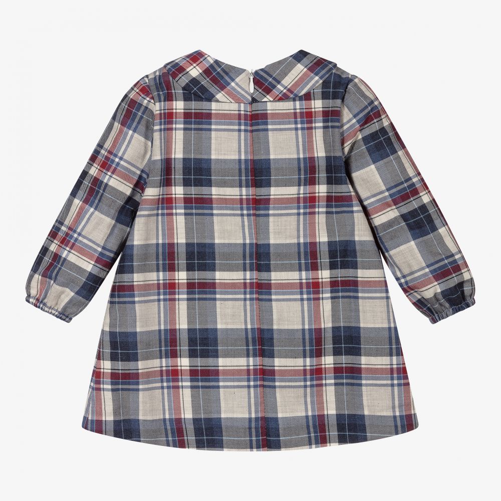 PAZ Rodríguez-Платье в синюю и красную шотландскую клетку | Childrensalon Outlet
