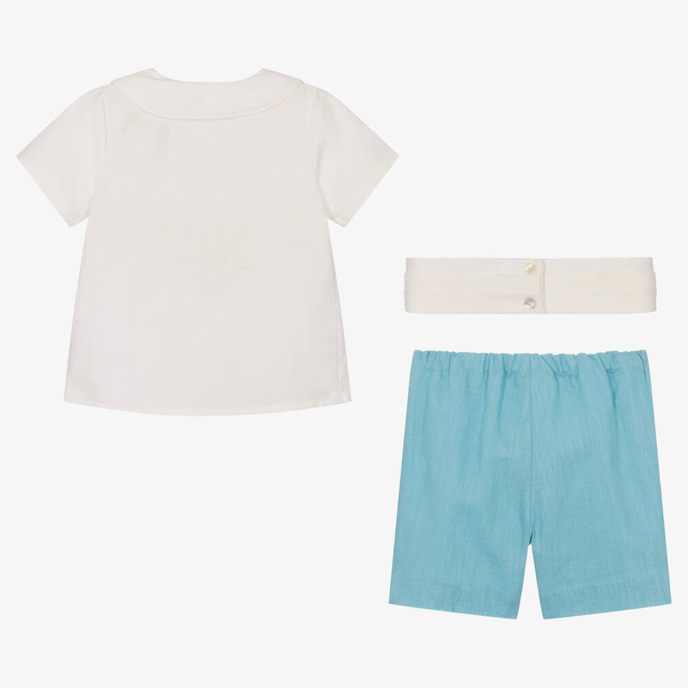 PAZ Rodríguez-Boys 3-Piece Shirt & Shorts Set | Childrensalon Outlet
