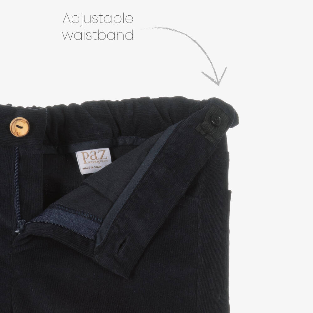 PAZ Rodríguez-Бежевая рубашка и синие брюки для мальчиков | Childrensalon Outlet