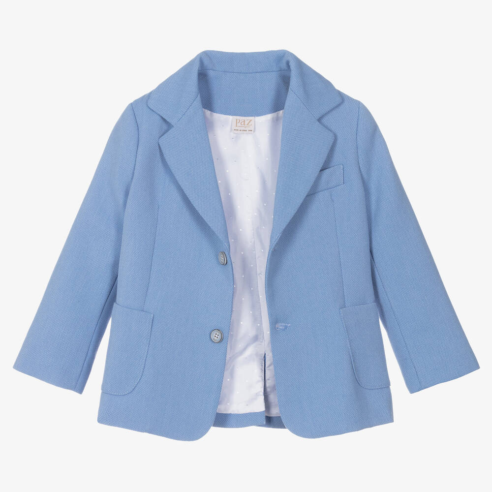 PAZ Rodríguez-Boys Blue Shorts Suit | Childrensalon Outlet