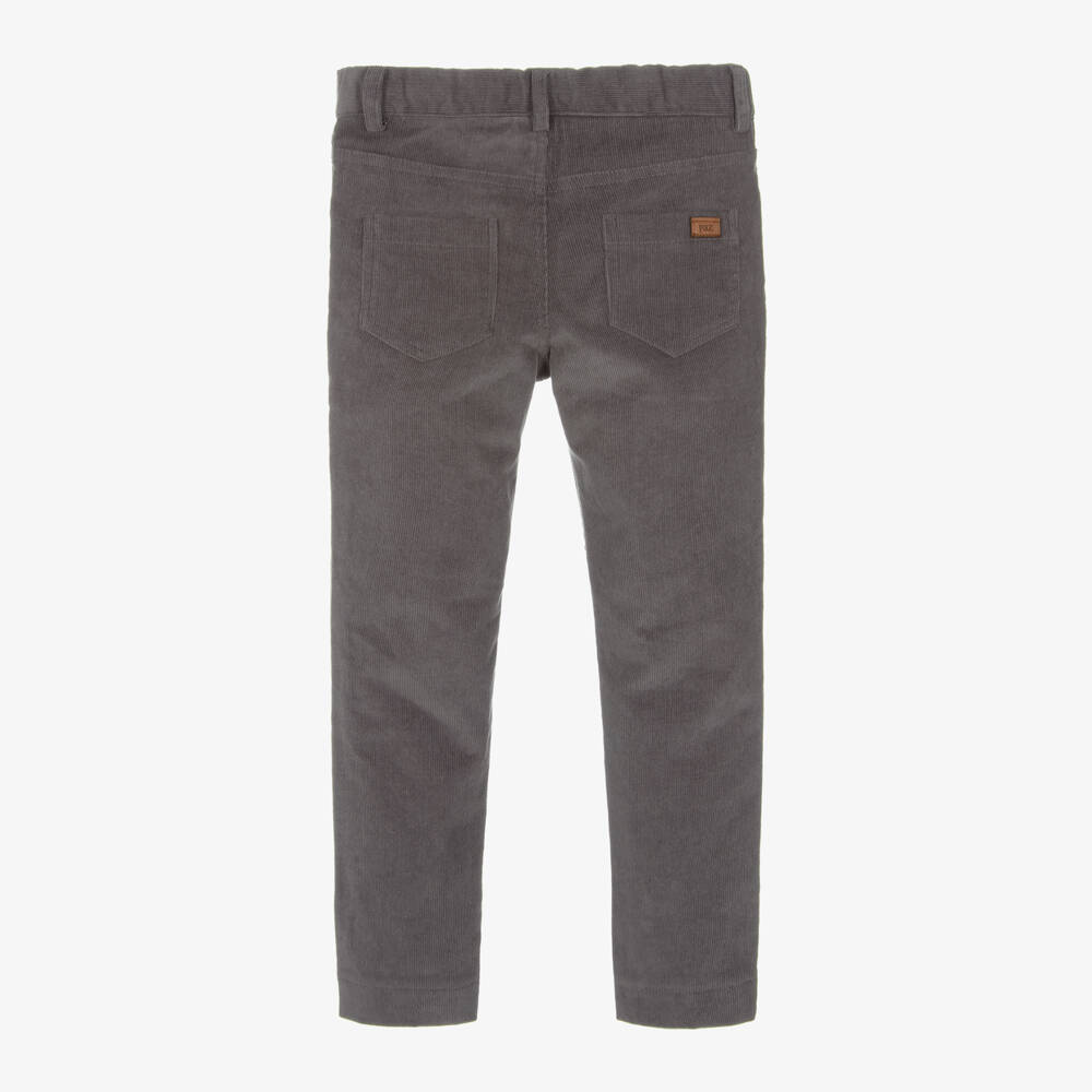 PAZ Rodríguez-Boys Charcoal Corduroy Trousers | Childrensalon Outlet